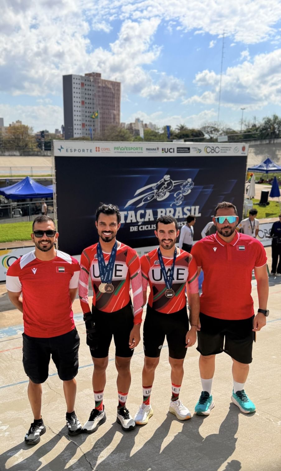 "الإمارات للدراجات البارالمبية" يرفع رصيده إلى 6 ميداليات في كأس البرازيل للمضمار