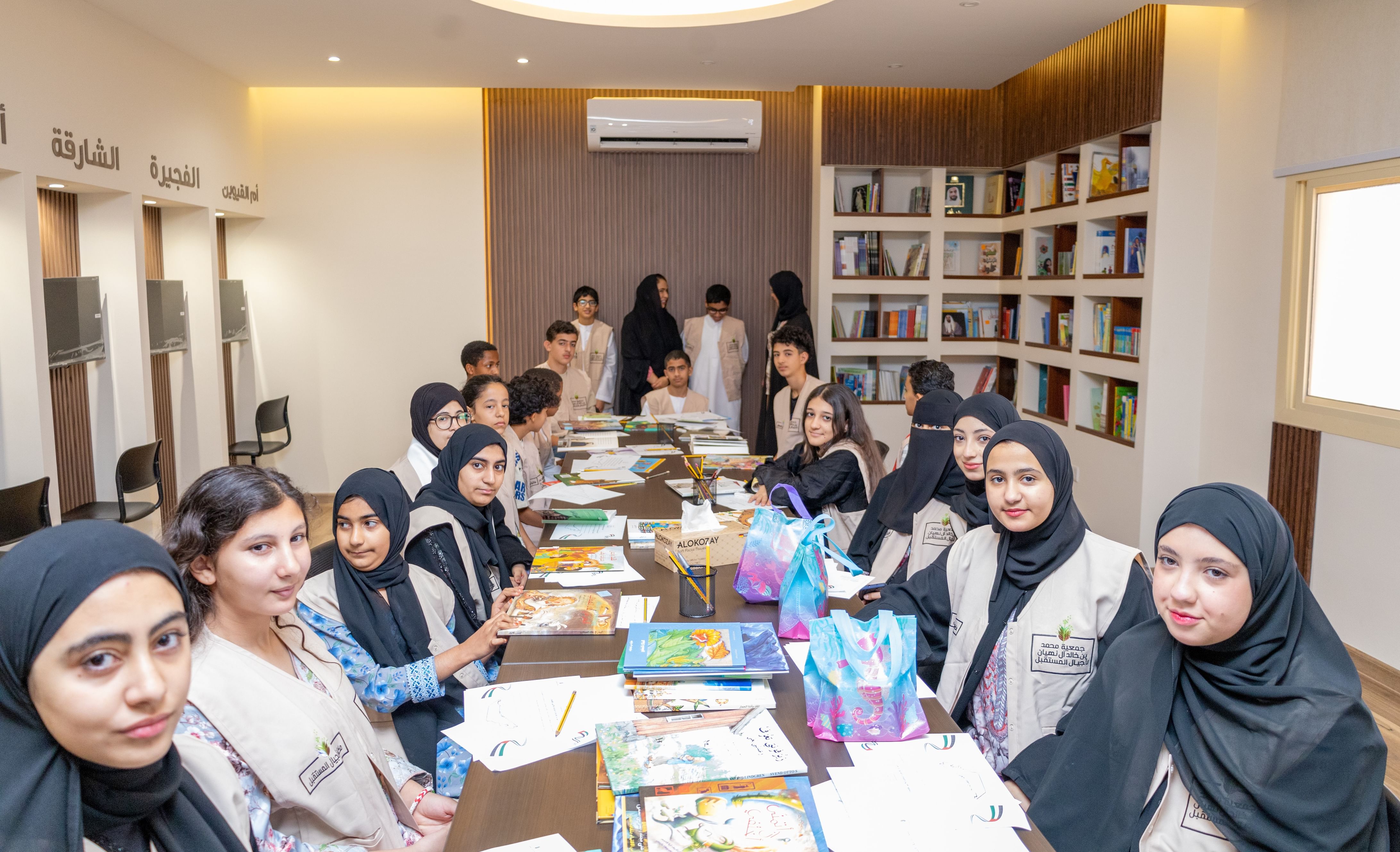 مكتبة أجيال المستقبل بالعين تستضيف فعالية "أجيال تقرأ في حب الوطن"