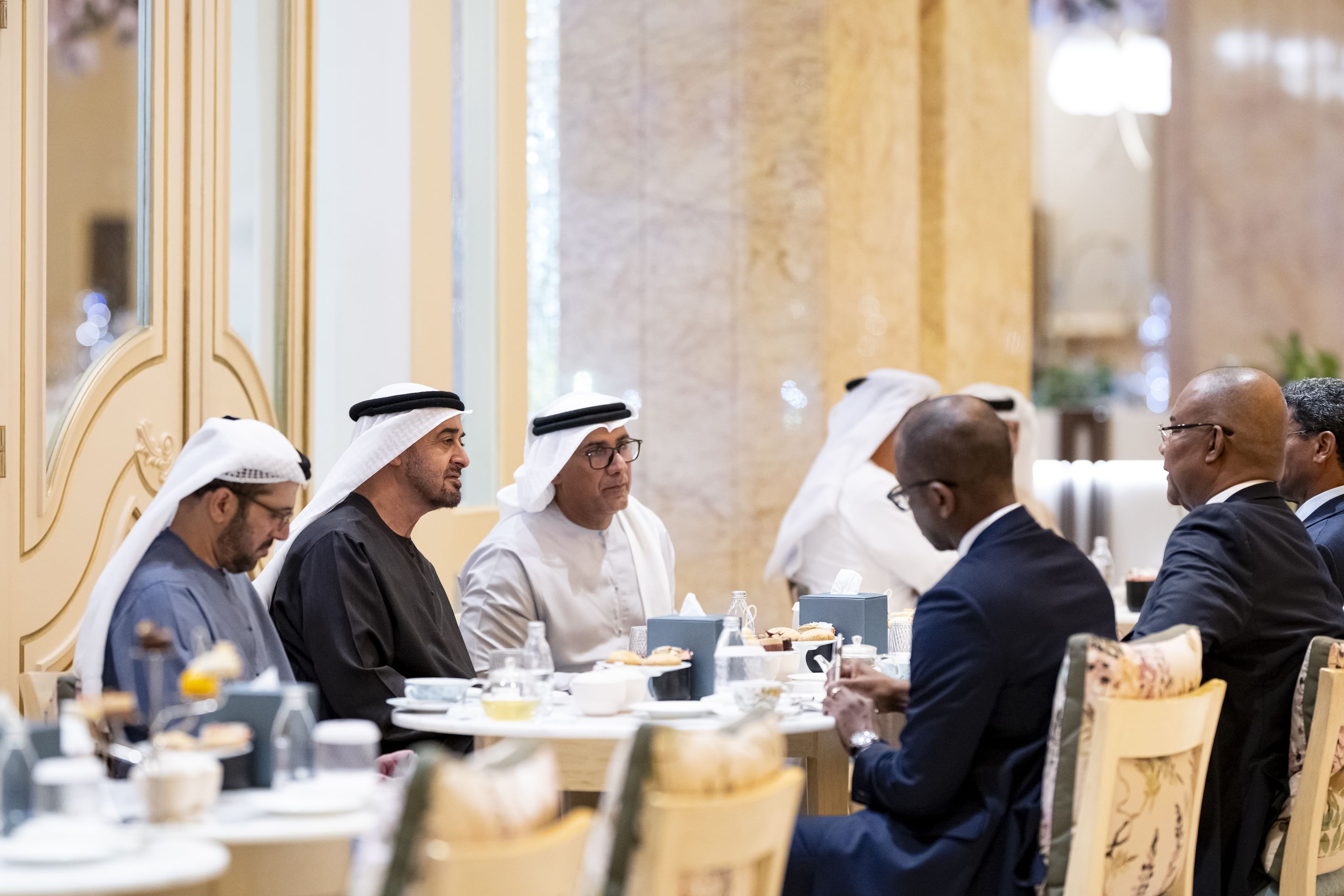 رئيس الدولة يلتقي رئيس سيشل الذي يزور الإمارات لحضور الجولة الختامية لبطولة العالم للفورمولا 1