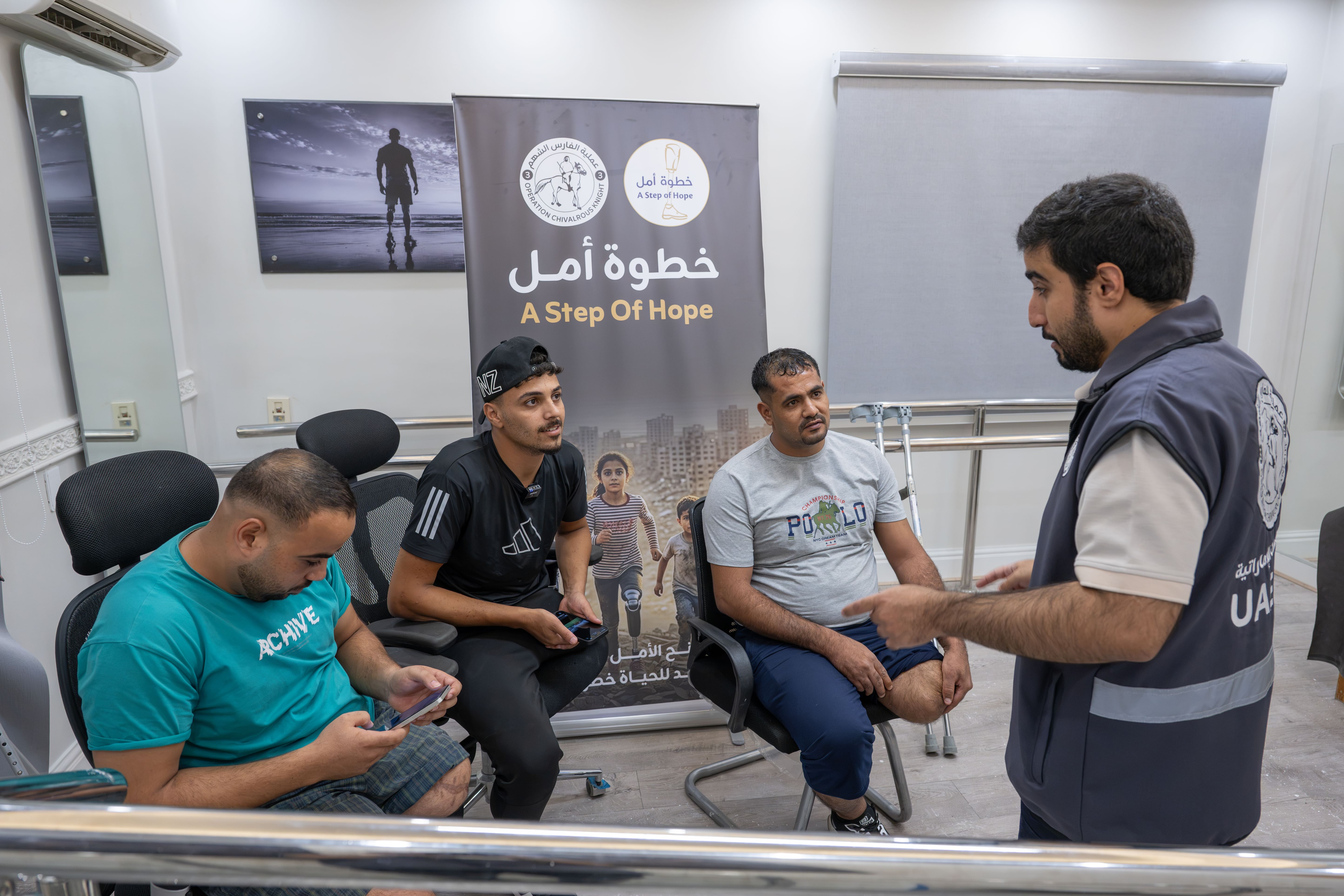ضمن برنامج "خطوة أمل" /المستشفى الإماراتي العائم يوفر أطرافاً صناعية لـ21 مصاباً فلسطينياً ليرتفع إجمالي المستفيدين إلى 72