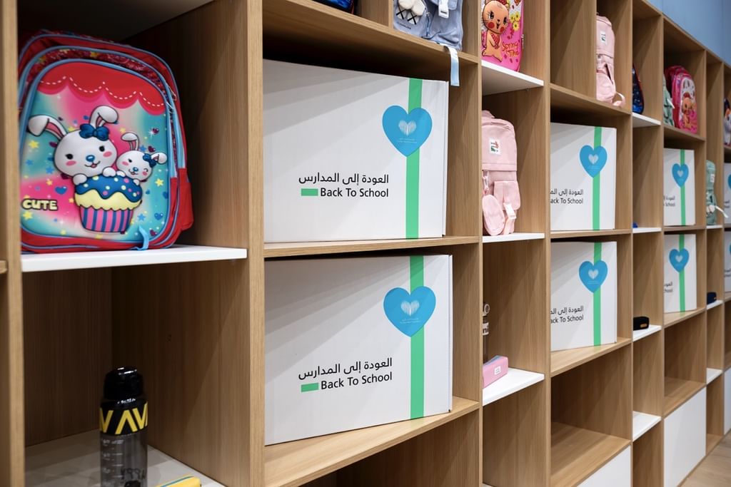 "مؤسسة القلب الكبير" تدعم 3,000 طالب وطالبة في غزة ومصر