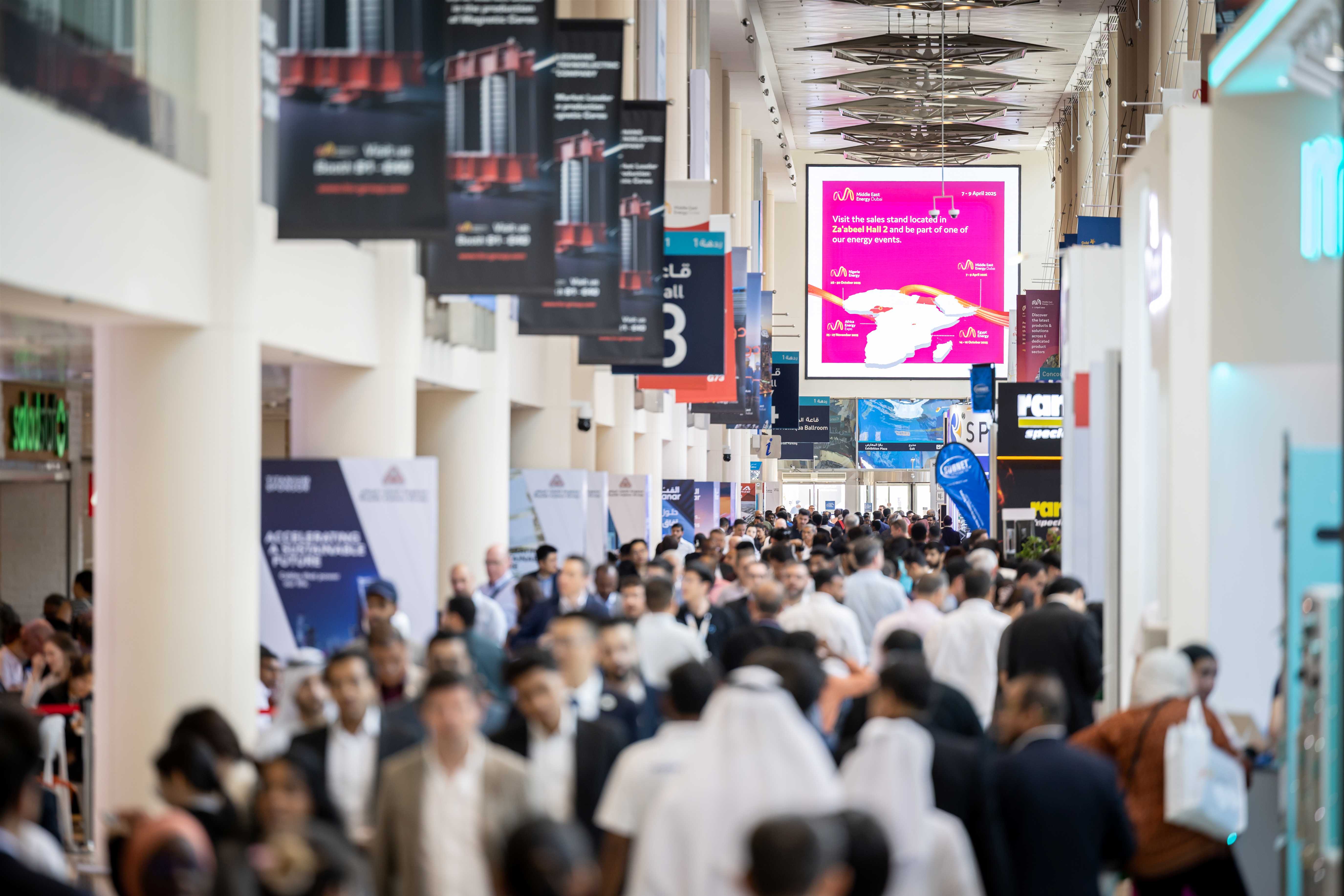 أكثر من 1,500 شركة عالمية في قطاع الطاقة تؤكد مشاركتها في النسخة الخمسين من معرض الشرق الأوسط للطاقة في دبي خلال سبتمبر